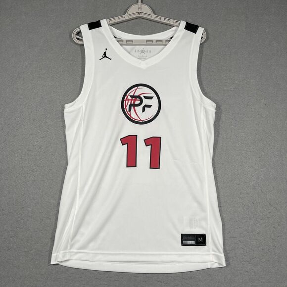 Air Jordan Jersey Mens Medium White PF Principle First Academy #11 Humility - Picture 1 of 14
